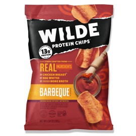 WILDE Barbeque Protein Chips, Thin and Crispy, High Protein, Keto Friendly, Made with Real Ingredients, 1.34oz Bags (Pack of 8)…