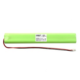 HQRP Batería de salida de emergencia compatible con Unitech BBAT0043A Lithonia ELB-B003 ELB-B004 BAT9.6V700 AA700MAH AA900MAH 9.6v 700mAh Ni-CD BBATOO43A