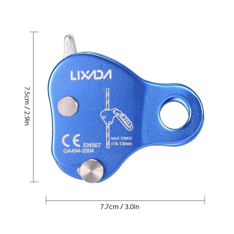 Lixada Micro Pulley Simple Ascender Bearing Mobile Side Climbing Pulley