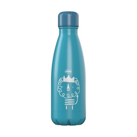 Chicco Stainless Steel Double Wall Vacuum Insulated Water Bottle, 12oz | Food Grade Stainless Steel | Wide Mouth Opening | Leak-Proof and Sweat-Free