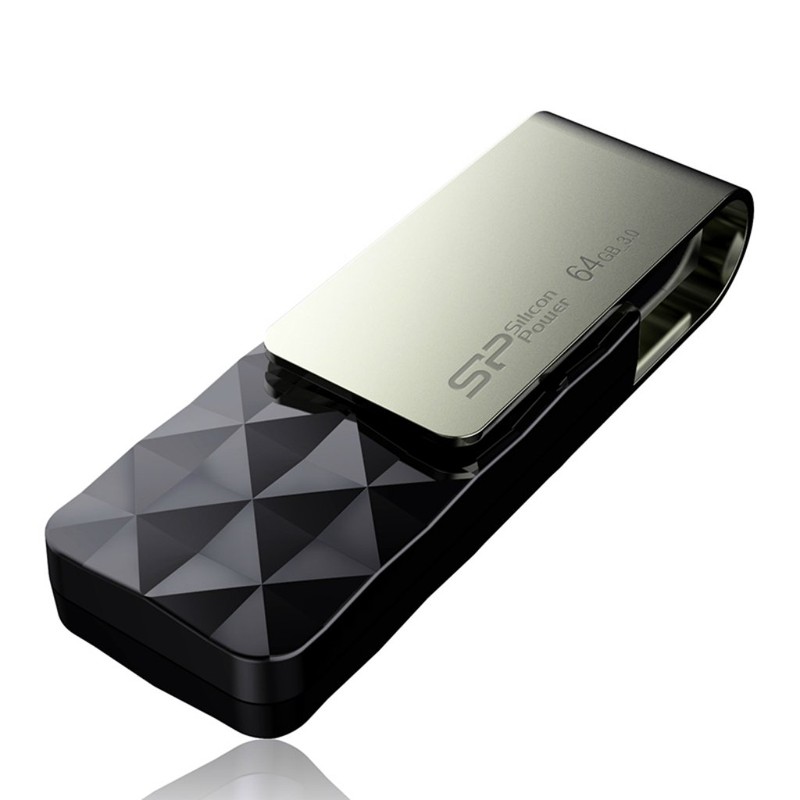 64 GB Silicon Power B30 Blaze USB3.0 Flash Drive Swivel