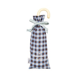 Wpc. 1663-214-002 Folding Umbrella, Bicolor Gingham Mini Brown Rain Umbrella, Ribs, 19.7 inches (50 cm), Lightweight, Rain or Shine, Women's, Women's, Work, School, Stylish, Cute, Girly Checked,