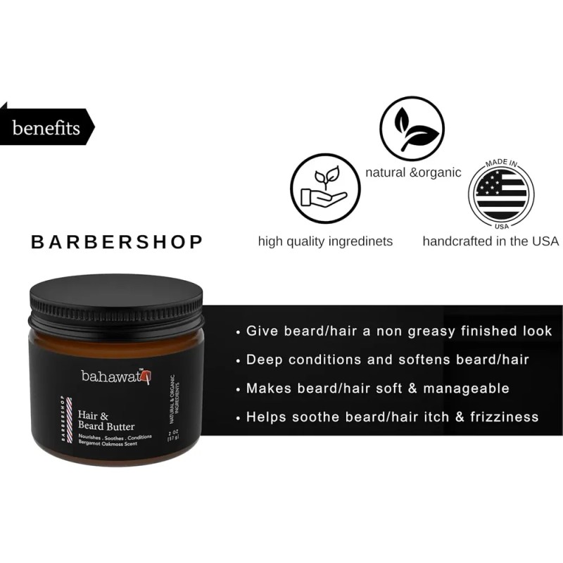 Manteca Para Cabello Y Barba - Barbería - Acondicionador Sin