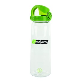 Nalgene Sustain Tritan BPA-Free On The Fly Water Bottle Made with Material Derived from 50% Plastic Waste, 24 OZ, Clear with Sprout