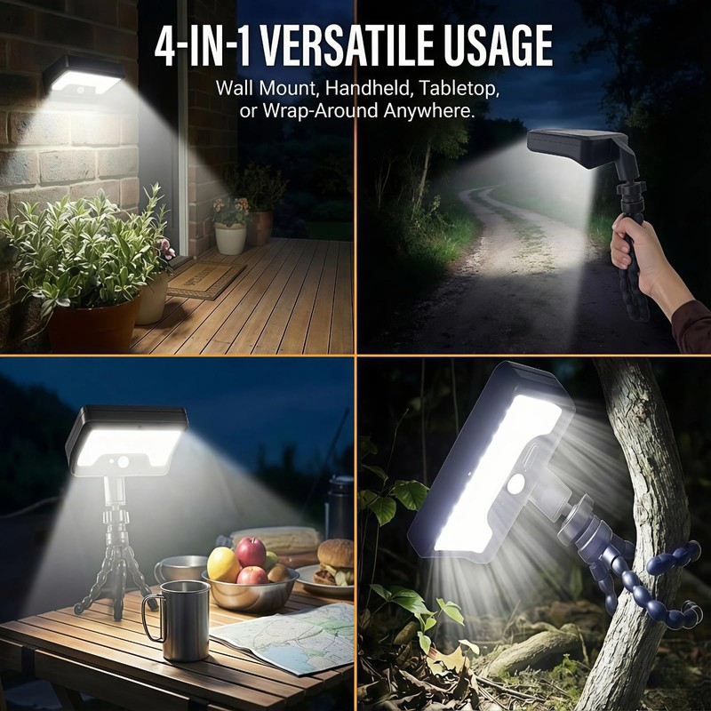 CVchancin Solar Lights Outdoor, 92 LED Motion Sensor Security Light