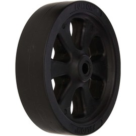 Part Synergy Replacement for Trailer Jack Wheel - 8 in Wheel - Hardware Included - Plastic - Black - Each Direct Fit