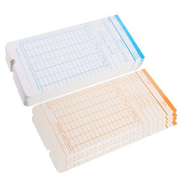 Gadpiparty Time Cards Weekly Employee Time Sheet Weekly Thermal Cards for Time Clock Attendance Recorder 100 Sheets
