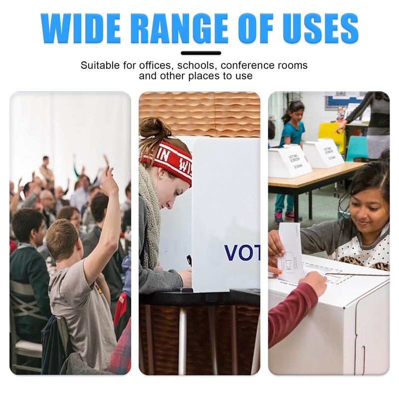 4 Pack Cardboard Ballot Box, Raffle Boxes, Donation Ballot Boxes