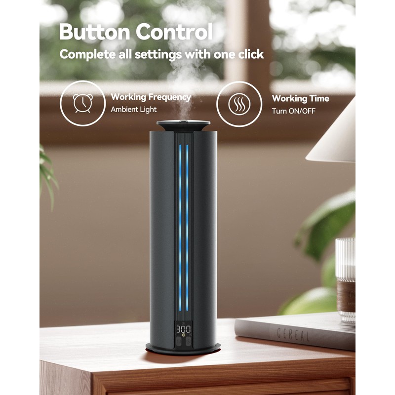 Aromadd 1800 Sq Ft Cordless Waterless Diffuser, 100ml Hotel Collection