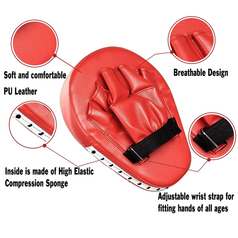 WYIPOLZI 2-in-1 Boxing Pads Set