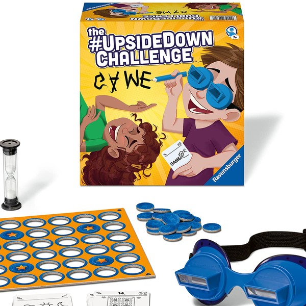 Ravensburger Upside Down Challenge Game - Party Games for Adults & Kids Age 7 Years Up