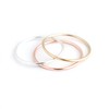 stackable ring. SMOOTH stacking band. rose, yellow gold filled or
