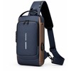 Anti-Theft Chest Bag with Combination Lock & USB Port –