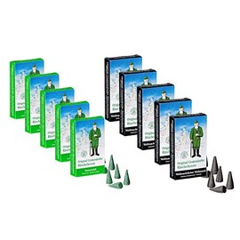 Original Crottendorfer Räucherkerzen - 10x24 Sparpack - Weihrauch und Tannenduft Erzgebirge