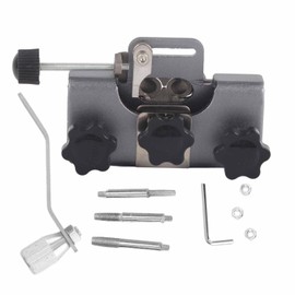 Chainsaw Sharpener Portable Lightweight Hand Crank Chain Sharpening Jig for Electric Saws Gray