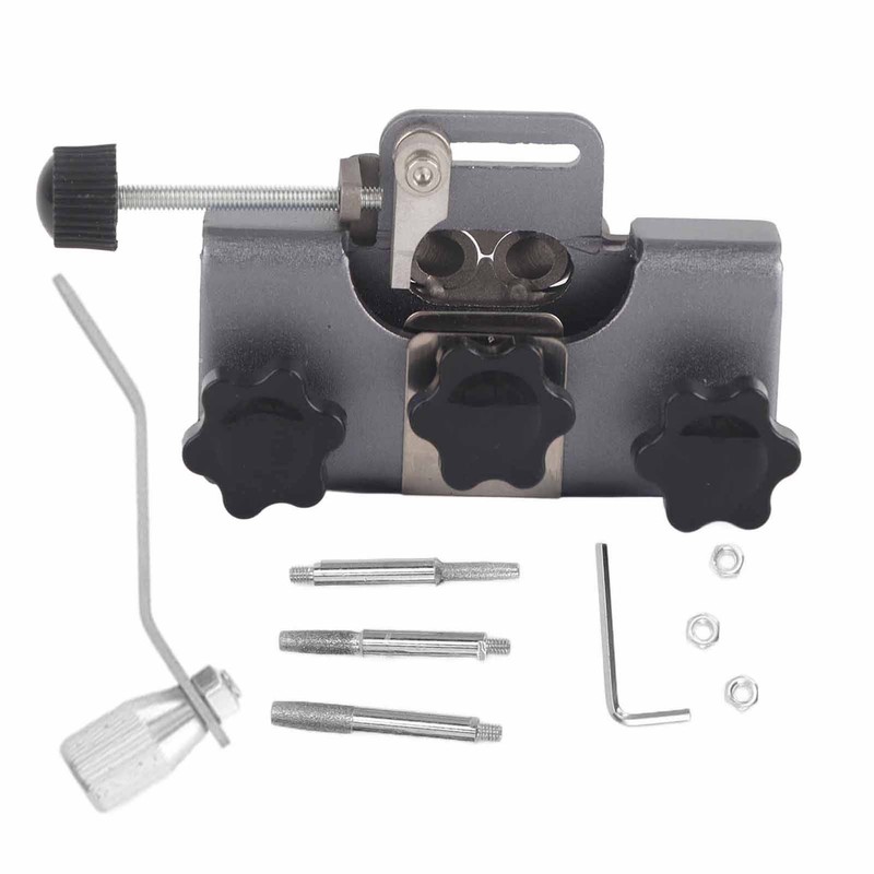 Chainsaw Sharpener Portable Lightweight Hand Crank Chain Sharpening Jig for