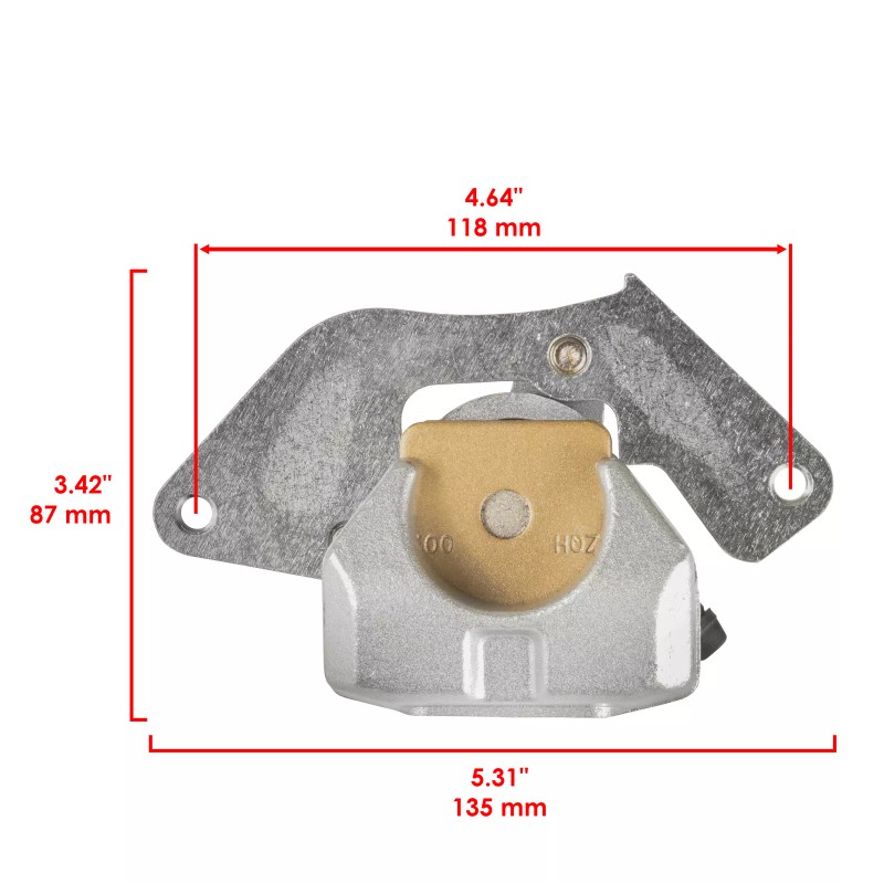 Caltric Front Left Right Brake Caliper W/ Pad For Honda