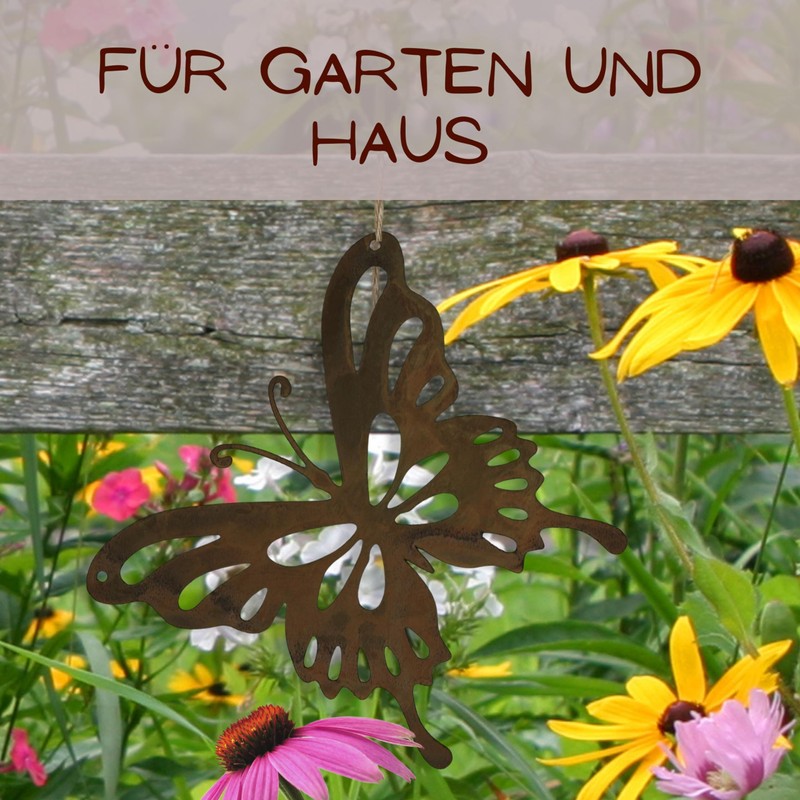 Rostikal Decorative Butterfly 14 x 12 Hanging Decoration Window Garden