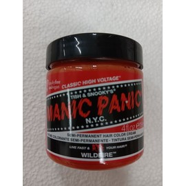 Manic Panic Vegan Semi Permanent Hair Dye Color Cream 118 mL (Wild Fire)