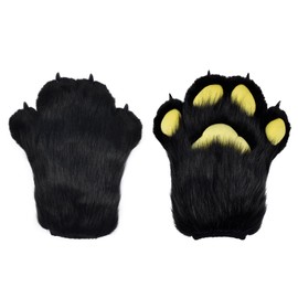 XFSPNOE Furry Paws Paw Gloves for Fursuit Feet - Ideal for Cosplay Fursuit accessories and Furry Costume Parties