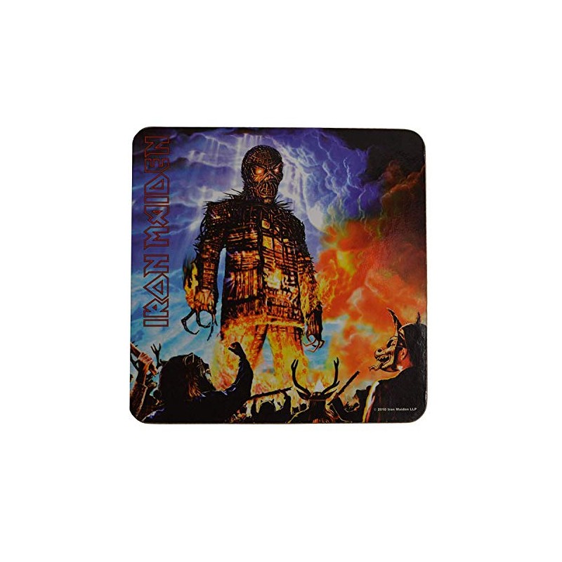 Iron Maiden Wicker Man Coaster