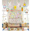Easter Decorations Set - 18 Pcs Pre-strung Happy Easter Banners