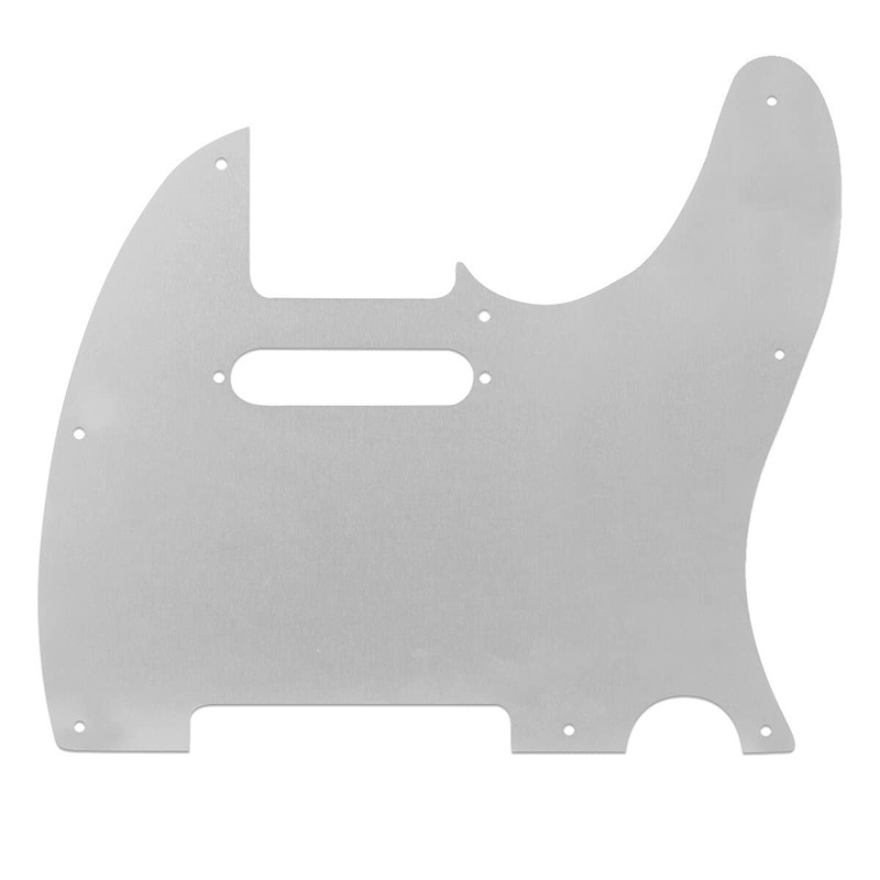 Guitar Anatomy - Brushed Aluminium Telecaster Electric Guitar Pickguard -