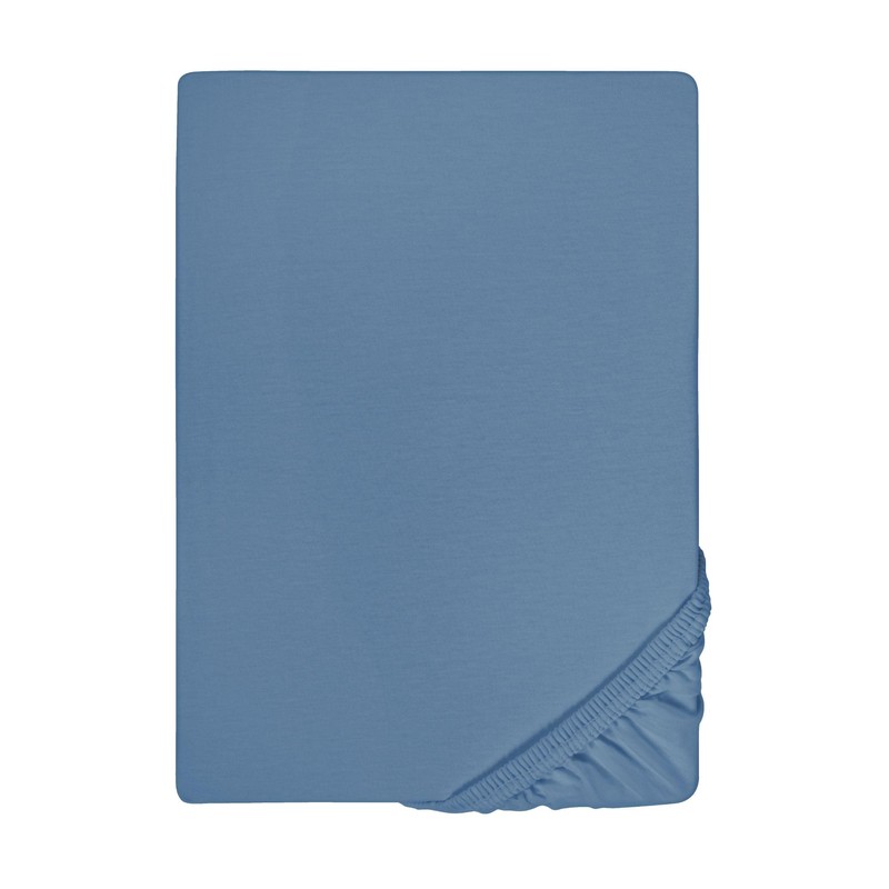 Biberna 0077144 fine jersey fitted sheet (mattress height max. 22