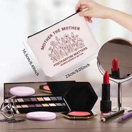 WCGXKO Mother Postpartum Matters Makeup Bag Doula Midwife Gift Doula Pride Gift Mother’s Day Gift (Postpartum Bag CA)