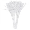 100Pcs Pearls Sticks Wearable ABS DIY Decoration Accessories for Wedding