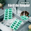 Moldes de silicona para Paletas de Hielo,10 Cavidade Moldes para