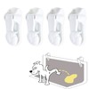 Dog Pee Pad Holder with Walls (4 Pack) for Small