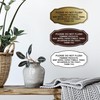 Signs ByLITA Victorian Please Do Not Flush Etiquette Sign (Brushed