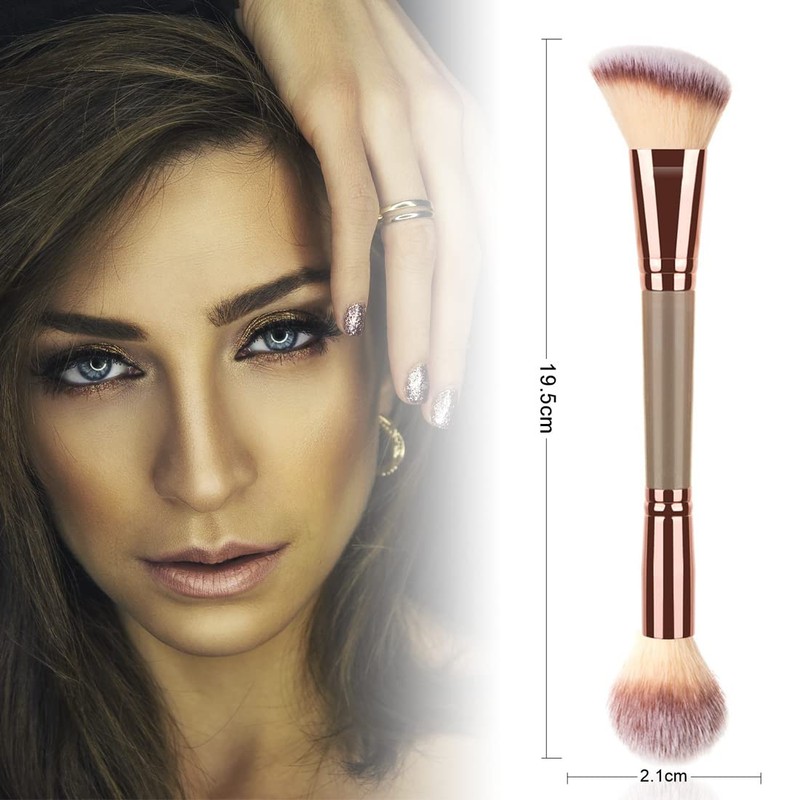 LEEQ Bronzer Brush - 2 Pieces The Magic Powder Brush