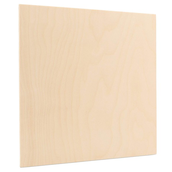 3 mm 1/8" X 12" X 12" Premium Baltic Birch Plywood – B/BB Grade - 45 Flat Sheets by Wood-Ever