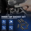 DikTalk 70500 Tap Socket Set, 8-Piece 1/4" & 3/8" Drive