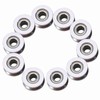 V624ZZ V Deep Groove Ball Bearing Pulley 10pcs For Rail