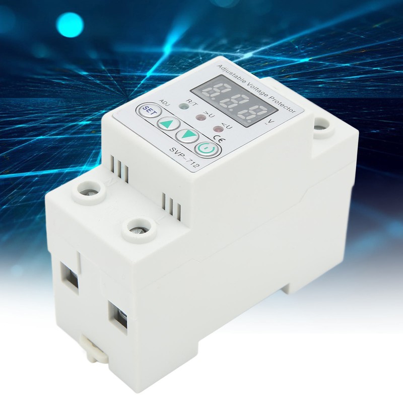 Over Under Voltage Protector Volt Protective Device Adjustable Auto Delay
