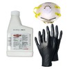DIY Pest Control PPE Kit and Crossfire Concentrate for Bed