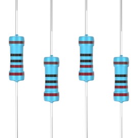 SCOOYUCK 100 pieces 220 Ω ohm resistor 1 W 1% tolerance metal film resistors