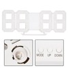 Multi Function Large 3D LED Digital Wall Clock Alarm Snooze