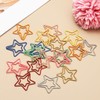 PATIKIL 50pcs Paper Clips, Star Paper Clips, Small Cute Rustproof