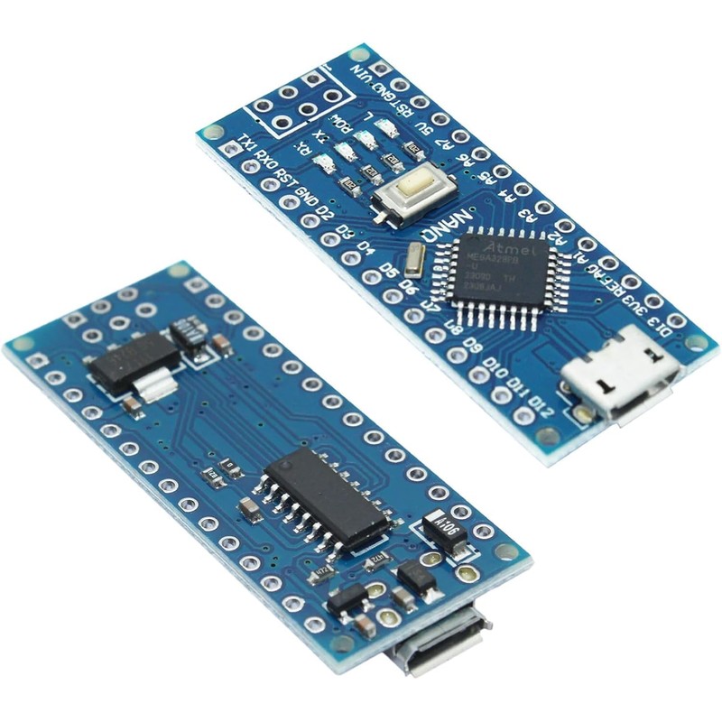 A-DIGISHUO 2Pcs Nano V3.0 ATmega328P CH340G | 5V 16M Micro