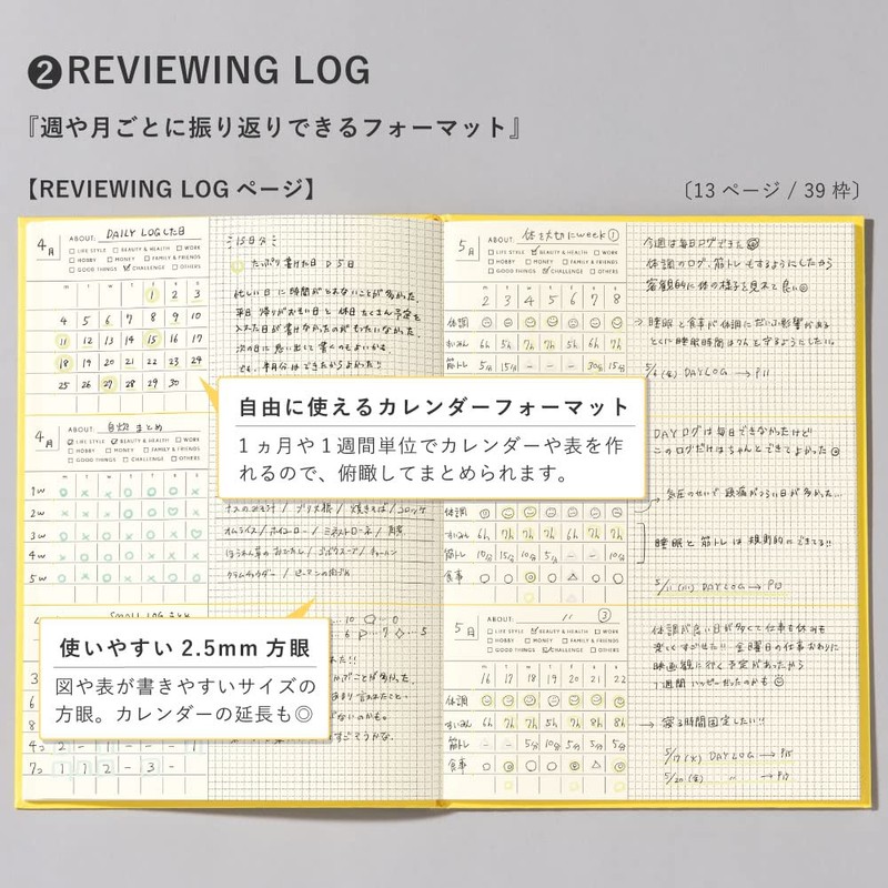 Iroha Publishing Sunny Log Note【pale iris】LSL-03