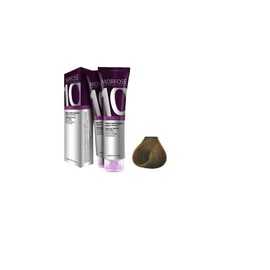 Morfose 10 Professional Hair Colour Cream 100 ml, No. 8.73 Hot Cappuccino Brown