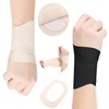 Ultra-slim Lightweight Wrist Support Brace Wrist Support - 1pc Black 2ea