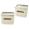 Tissue Box Organizer Multifunctional PP Plastic Space Saving Portable for