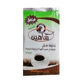 Shaheen Oriental Original Turkish Coffee Cafe Arabic Arabian Arabica Ground Mud Dark Spiced With Cardamom Coffee A Blend Of Robusta And Brazilian ( Dark Spiced With Cardamom 3.52 oz / 100 gm )