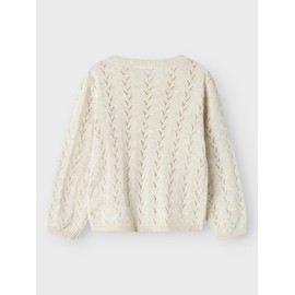 NAME IT Girl's Long-Sleeved Cardigan, Peyote Melange