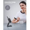 Lamicall Foldable Phone Stand for Desk Height Adjustable Cell Phone
